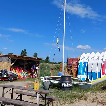 別荘 Surf Shack 1 - Nah Am Meer, Wlan, Gemeinschaftsgarten, Surfschule, Naturstrand, Parkplatz, Radfahrweg, Promenade In 10 Minuten Erreichbar, Stopover Puttgarden ダーメ